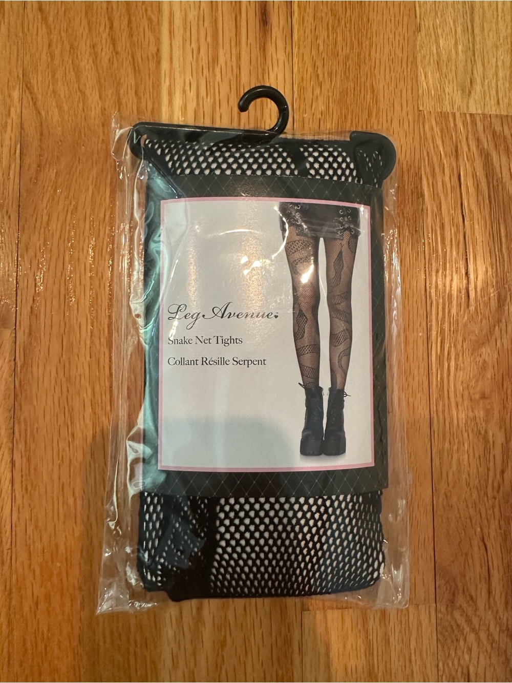 Leg Avenue Black Snake Net Tights